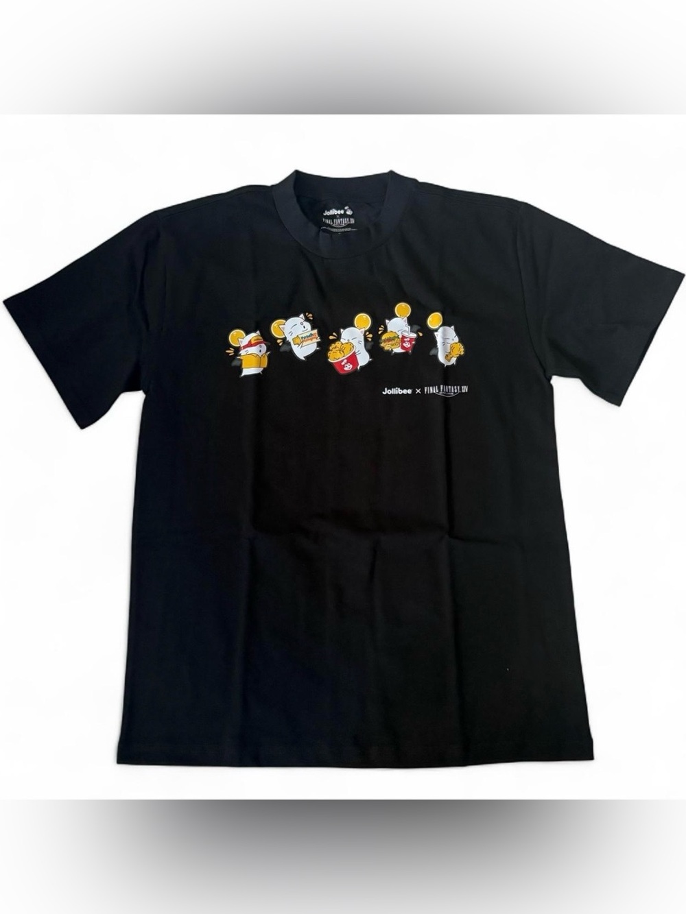 Jollibee x Final Fantasy XIV Moogle Black Graphic Tee